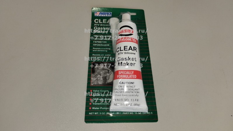 Герметик прокладок ABRO MASTERS (прозрачный) 85 г. — 3