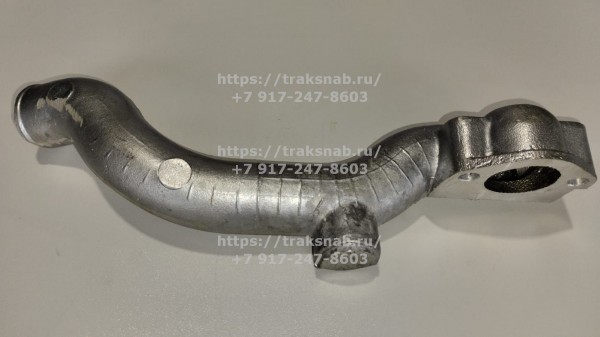 Патрубок водяного насоса алюминий Д-240 — 2