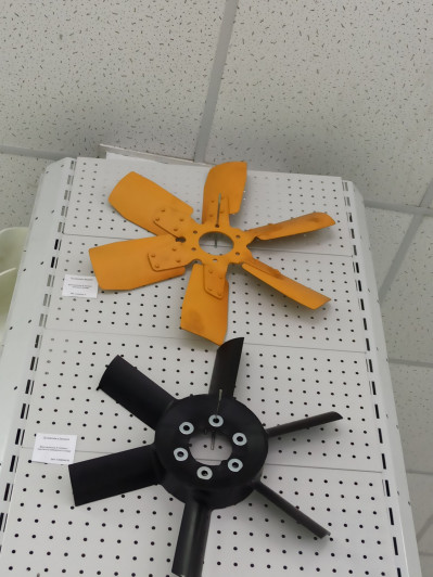 Вентилятор 6 лопаст. (металл) Д-260