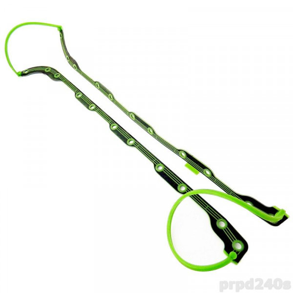 Прокладка масляного картера Д-240/245 с РА каркасом силик. зеленая/синяя цельная 50-1401063/59/65 — 2